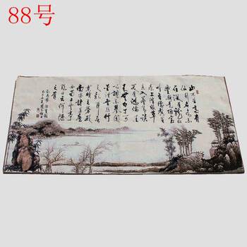 Weaving antiques miscellaneous brocade canvas jjb silk su embroidery decoration embroidery painting home decoration