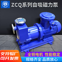 Factory direct sales stainless steel self-priming magnetic pump ZCQ32-25-145 no leakage corrosion-resistant chemical self-priming
