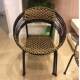 Mojun rattan chair comfortable back chair moon chair woven chair balcony rattan stool coffee shop leisure chair modern