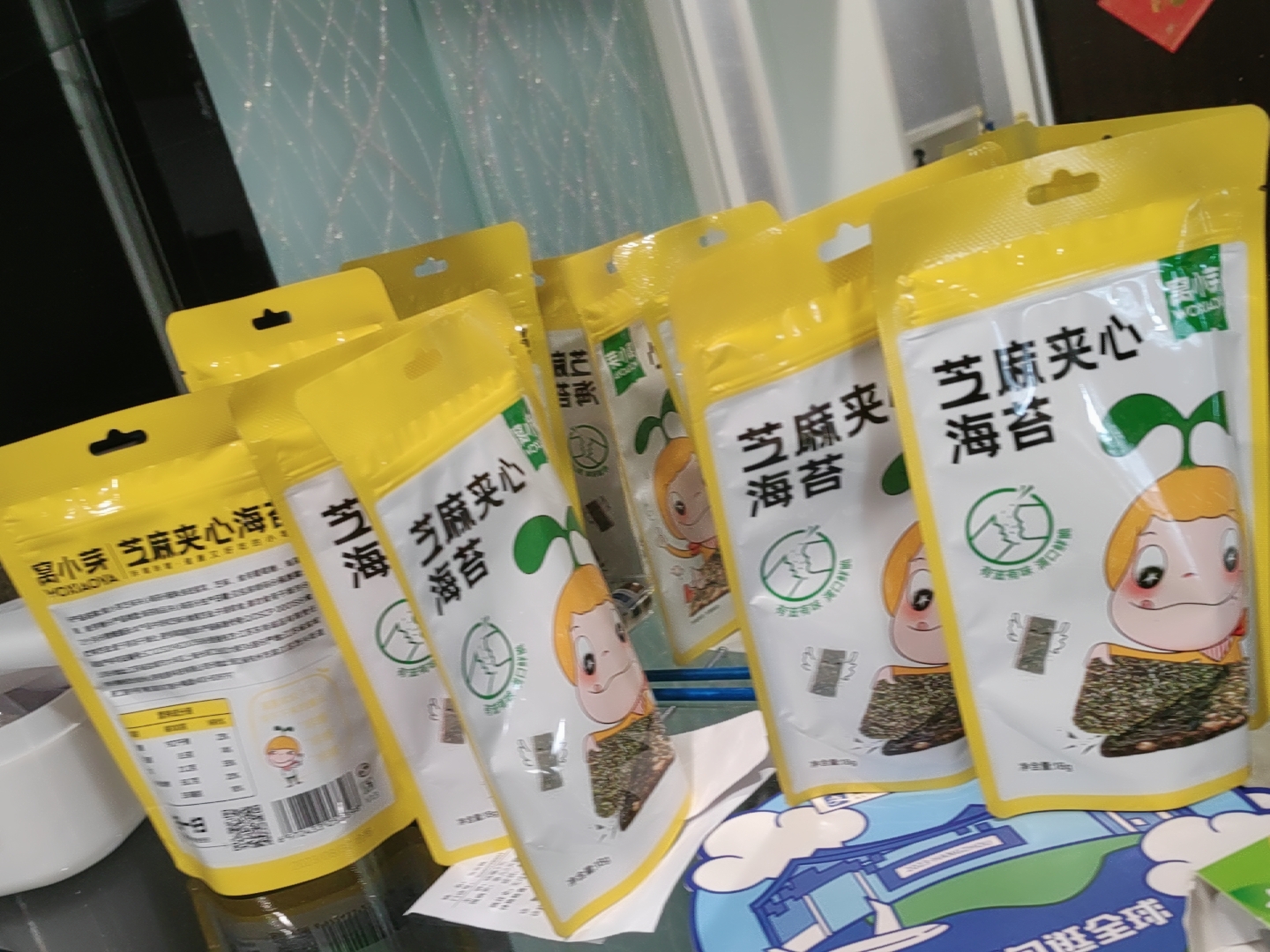 芝麻海苔夹心脆片评价如何