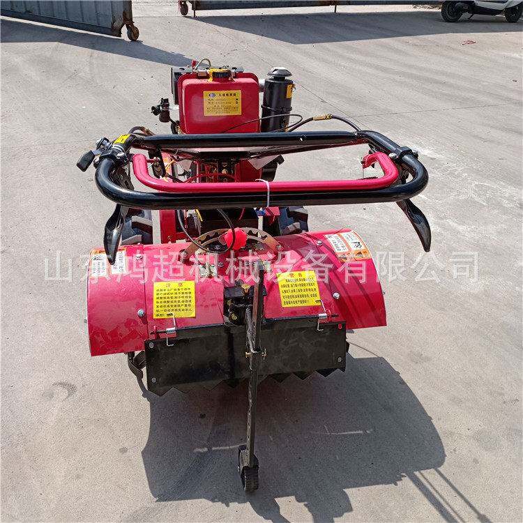 Four-wheel drive direct-connected micro-tiller, hand-held farmland, vegetable garden rotary tiller, vegetable ridger