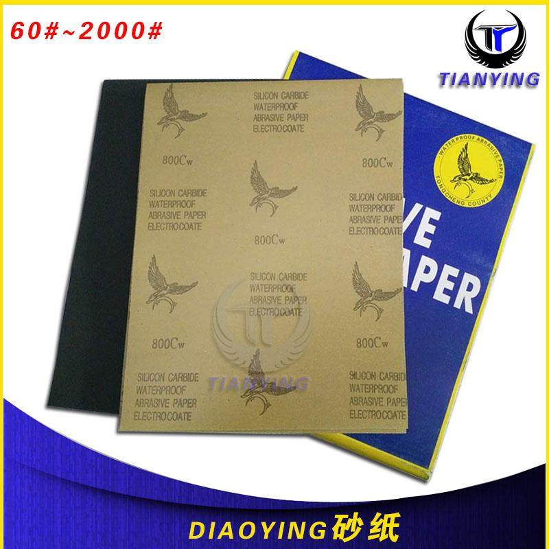 Special Offer Domestic Dry Sandpaper for Wall Sanding, White Coated Sandpaper, Woodworking Sandpaper 120 # -600 #