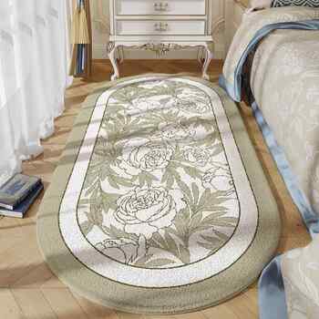 High-end large cushion living room sofa coffee table blanket bedroom flower high-end carpet riverside wabi-sabi wind-proof room