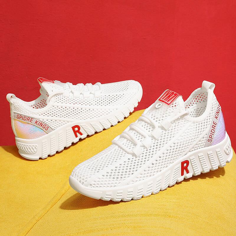 Sports and Leisure Dad Shoes, New Versatile Mesh Mom Shoes, Women's Summer Soft-Soled Lightweight Breathable Black Women's Shoes