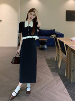 French sweet suit for fat girls slim lapel age-reducing top summer large size skirt light mature style two-piece set