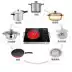 Chigo Hộ gia đình bếp điện bằng gốm nhẹ Sóng trà mini lẩu Bếp cảm ứng BBQ Gửi khay nướng + lưới nướng + - Bếp điện