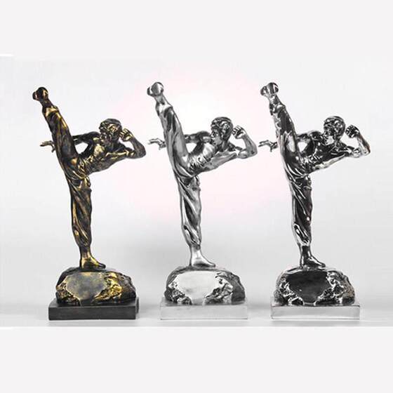 Bruce Lee Character Sculpture Model Office Bedroom Room Desktop Decoration Creative Home Decor Gift