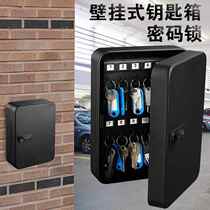 Electronic code lock key box household small key storage wall-mounted door key code box code box