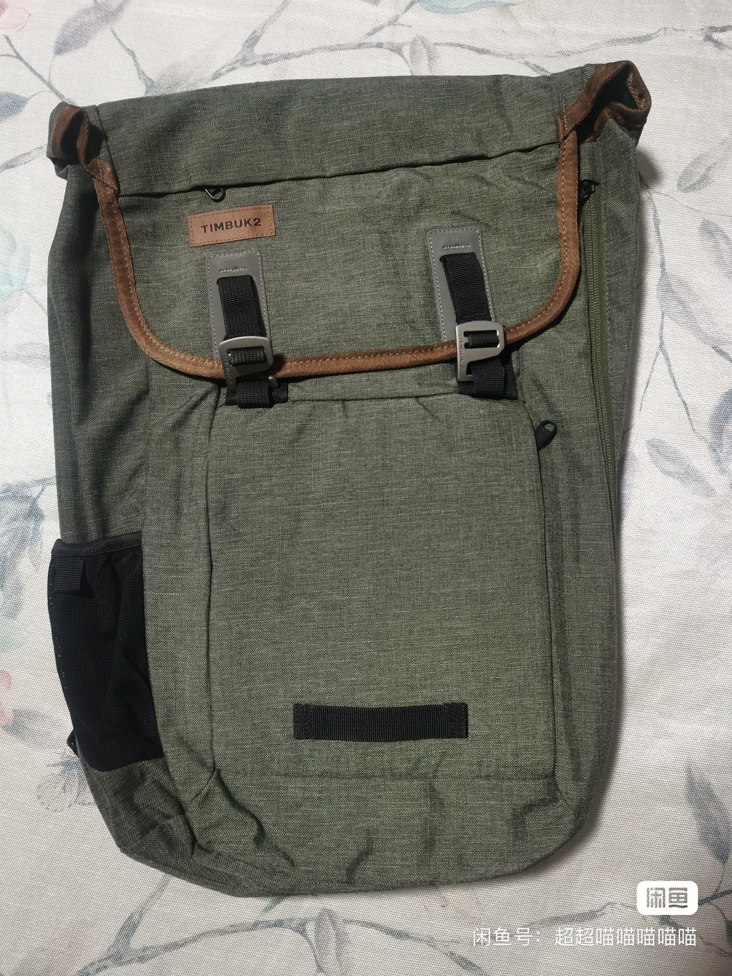 Timbutu Backpack 出TIMBUK2品牌的绿色休闲背包,款式为经典款。背包采用优-Taobao