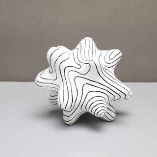 饰品树脂样板房新售楼部不规则书房白色摆件创意客厅桌面卧室中式