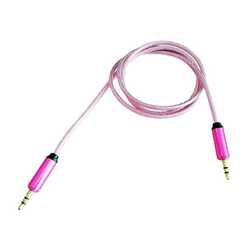 1m 3.5Aux 자동차 오디오 케이블 3.5mm 케이블 레코딩 남성에서 수컷 휴대 전화 오디오 케이블 베어 구리 재료