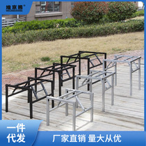 Wrought iron bracket dining table leg bracket folding table bracket square foldable table leg