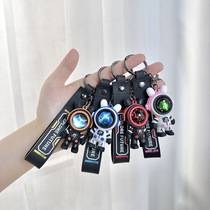 Starry Sky Rabbit Astronaut Keychain Creative Car Keychain Pendant Couple Gift Doll Bag Pendant