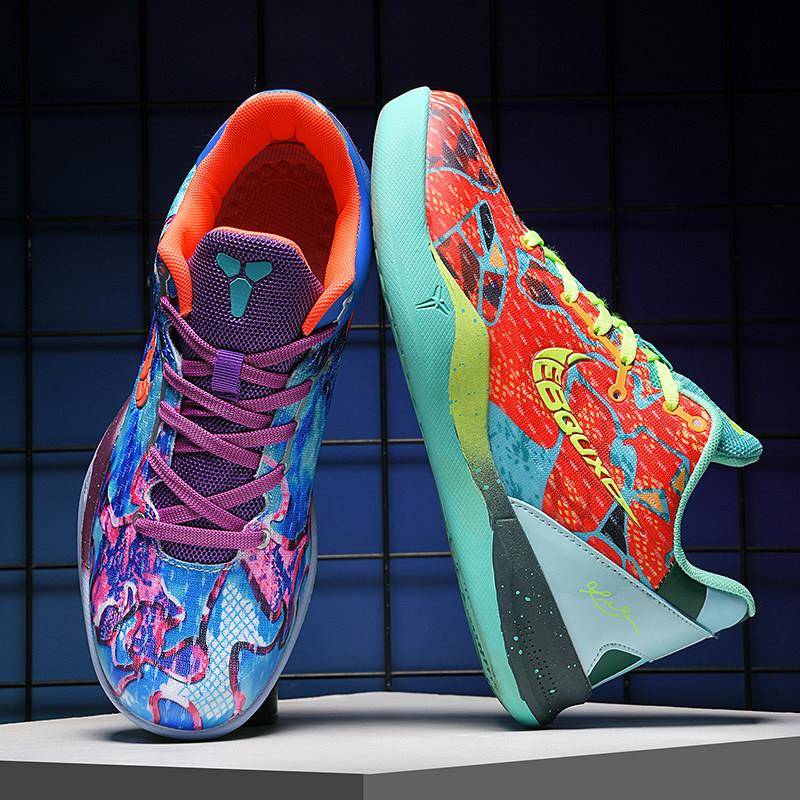 Kobe 5Th Generation High School Color Scheme Basketball Shoes for Men, Summer Breathable Men's Model, Kobe 6 Practical Basketball Shoes, Kobe 8 Sneakers, 2026 New Model
