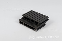 Factory direct sales of spot black coffee square hole wood plastic flooring for outdoor use outdoor flooring manufacturer