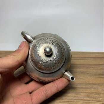 Dragon imitation antique hong pieces small silver old copper teapot pure copper seedlings antique copperware antiques miscellaneous old things silver plated