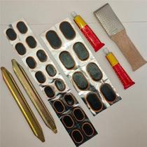 Inner tube repair patch tire repair sheet tire repair tool complete set of bicycle motorcycle electric vehicle tire repair rubber film glue