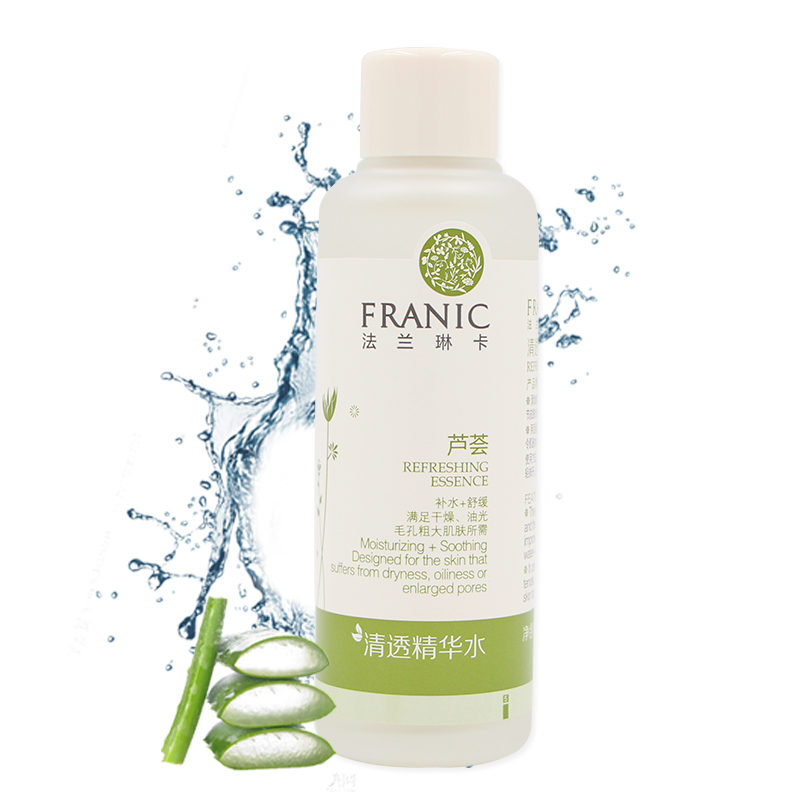 Flange Rinka Aloe Clear Through Essence Water 120ml Moisturizing Control Oil Skin-care Pint I BEAUTIFUL MAKEUP SHOP