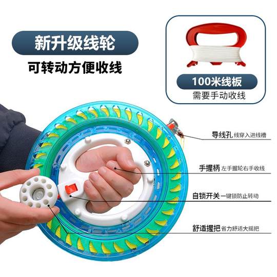 春鸢美人鱼风筝儿童2026年新款微风易飞成人专用潍坊高档女孩风筝