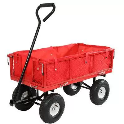 Factory garden tippable tool cart plastic bucket garbage dump cart Dumpcart garden cart truck