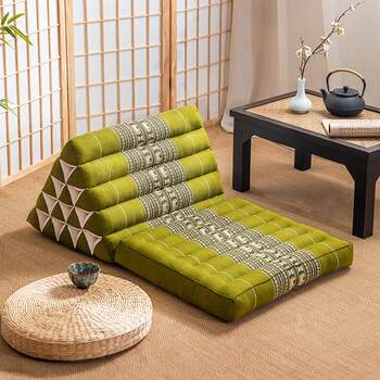 Thai household triangle cushion, cotton tatami cushion, xijiale southeast asian style bay window cushion