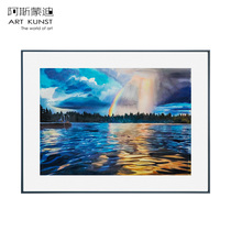 Asmondi Bai Chenyus original watercolor painting Brilliant Landscape 5 entrance decoration hanging painting art