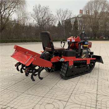 Agricultural machinery and implements, cultivators, crawler rotary tillers, paddy fields, dry land loosening plows, mountain hard soil micro tillers