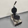 Commercial Round Electric Waffle Oven Up and Down Flip Single Head Waffle Maker Global Plug Baking Breakfast Waffle Maker