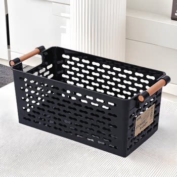 Plastic Storage Basket Bathroom Desktop Snack Cosmetics Storage Basket Kitchen Tableside Miscellaneous Storage Box Home