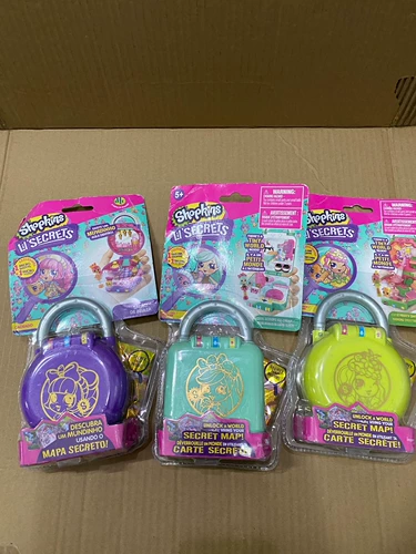 Подлинный Shopkins Shoping Evel Elf Lock Secret Castle Scure Hunt Girl Play House Blind Box