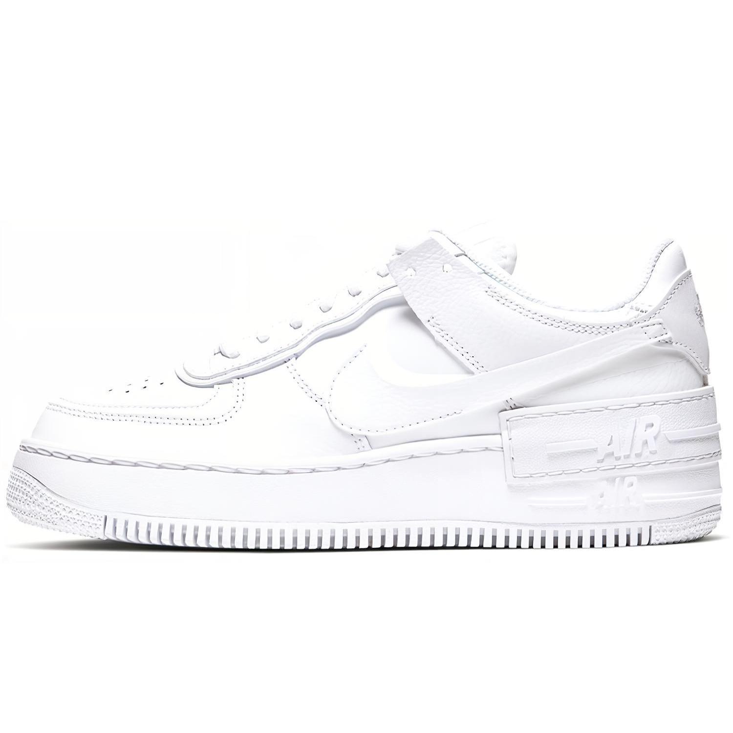 Nike Air Force 1 low Shadow 防滑 低帮 板鞋 女款 白色