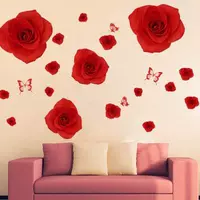 13 красных роз в стиле бесплатного коллажа