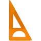 Woodworking triangle ruler Large thickened right angle triangle ruler 90 degree high-precision bakery board manual decoration tool