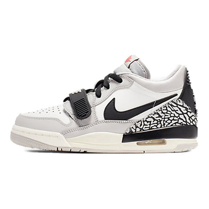 Jordan Legacy 312 Low 皮革 爆裂纹 运动舒适  低帮 儿童篮球鞋
