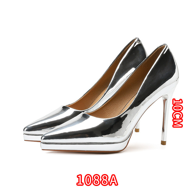 High-Heeled Shoes Paired with Jeans, New French-Style High-Heeled Shoes, Shallow-Cut, Comfortable for Commuting, Thin Heels, Red Sole Shoes, Soft Soles