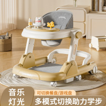 Baby walker anti-o-legs childrens hand push learning to drive anti-rollover baby balance car learning to walk walker
