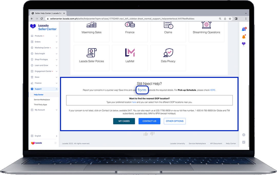 How to file for a shipping fee reevaluation? Lazada Seller Center