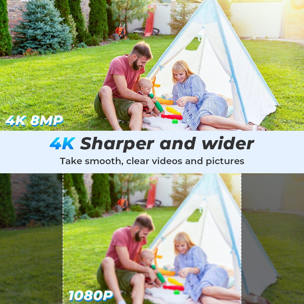Сетевая IP камера 跨境新品 8mp双目枪球联动摄像机 icsee 雄迈无线 wifi全彩监控