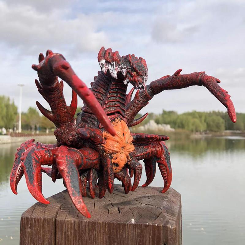 Large Size Super Dinosaur Destoroyah Soft Rubber Godzilla Black Doramiago Mega Monster Toy for Men