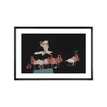 (Framed) Stamped limited edition print by Zhou Xue (The Final Answer) a member of the Chinese American Association