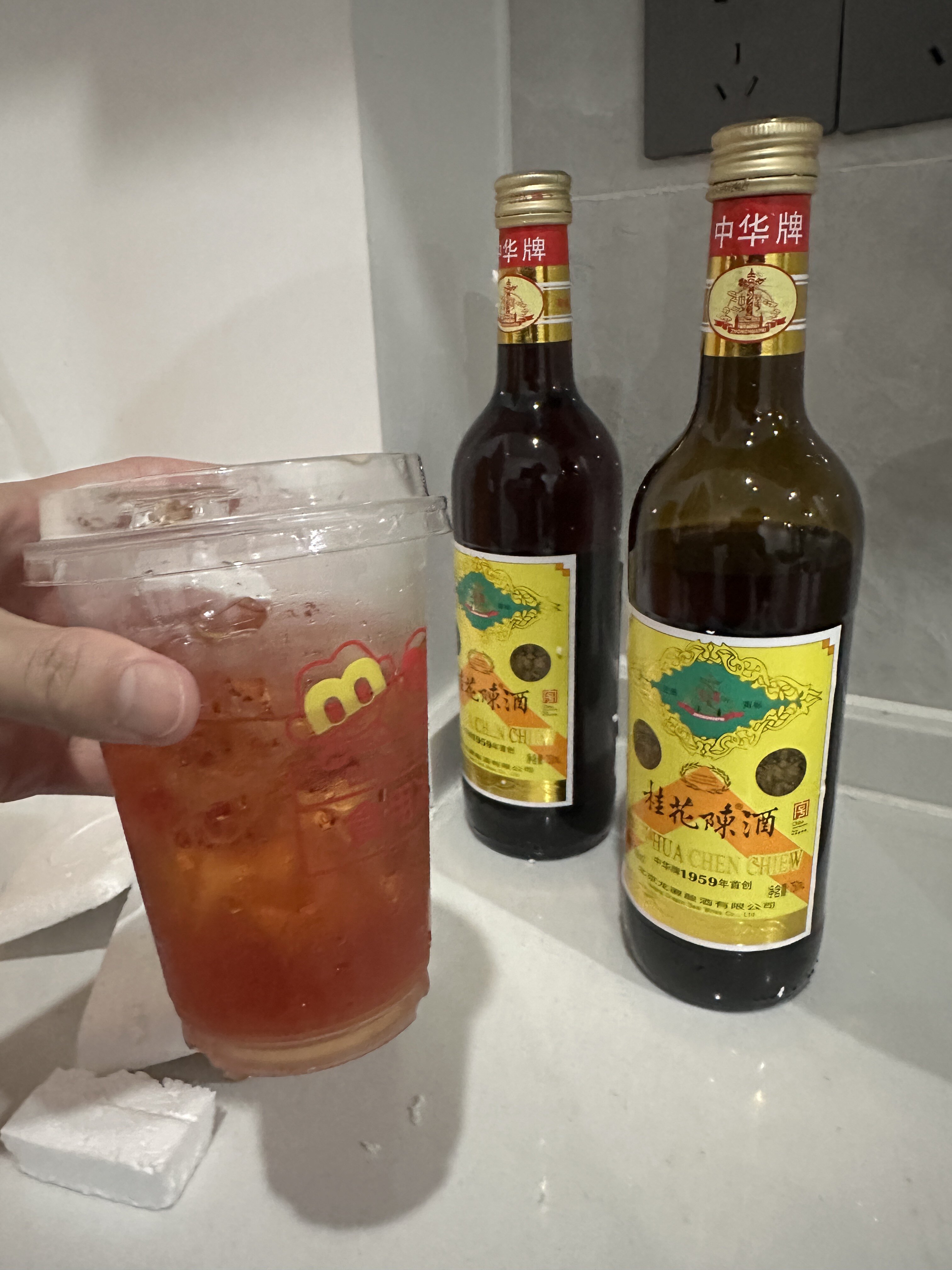 中华牌桂花陈酒桂花陈酿15度750ml老北京味龙徽酿酒桂花酒评价- 淘宝网