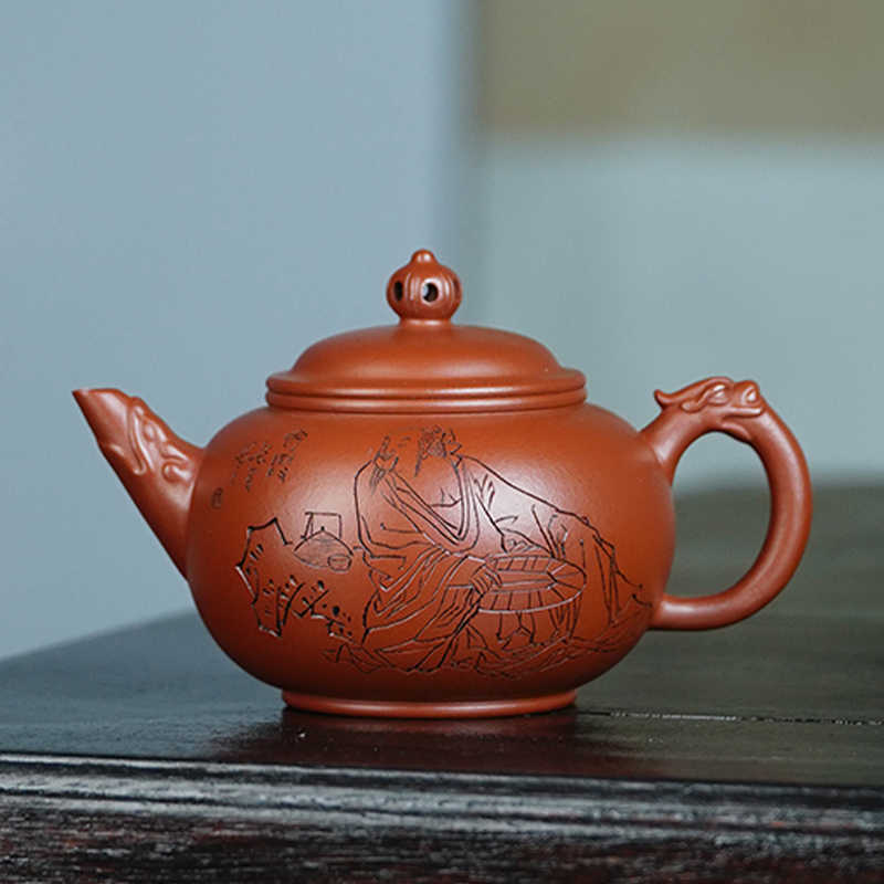 red robe purple sand pot gu jingzhou Latest Authentic