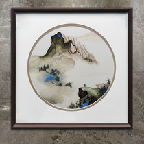 Broderie à broder Su broderie < Zhang Daqian Landscapes Series > Embroidery Real Silk Thread to Four Silk Embroidered High-end Boutique