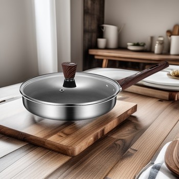 Manufacturer Direct Sales Flat-Bottomed Frying Pan, Non-Stick Pan, Egg Frying Pan, Steak Pan, Suitable for Induction Cooker and Gas Stove, Universal Wok