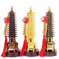 Alloy Tun Copper Wenchang Tower Thirteenth Floor Office Study Decoration Artifacts for Boys and Girls 9