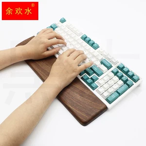 Новая механическая игровая клавиатура, подставка для запястий, подставка для рук, черный орех, подставка для запястий из цельного дерева, подставка для рук, настройка 68/84/