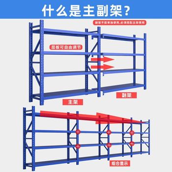 Shelf shelf multi-layer cargo rack household storage room warehouse balcony medium supermarket storage iron rack storage