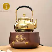 烧 电 陶 炉 茶炉 Hộ gia đình câm nồi sắt Nồi bạc Bếp điện bằng gốm Bếp bằng đồng - Bếp điện