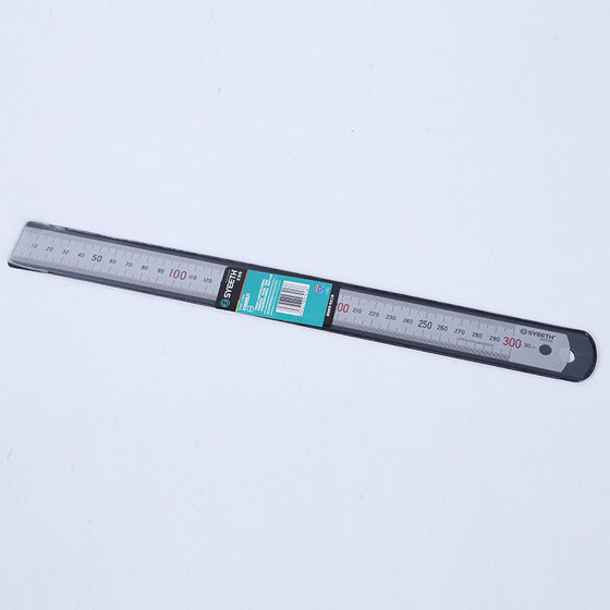 SWIS 스테인리스 스틸 규칙 20cm30cm 다중 스펙 양면 스케일 측정 도구 아트 스틸 규칙