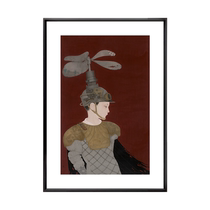 (Framed) Stamped limited edition print by Zhou Xue (I Want to Fly to That Place) a member of the China American Association